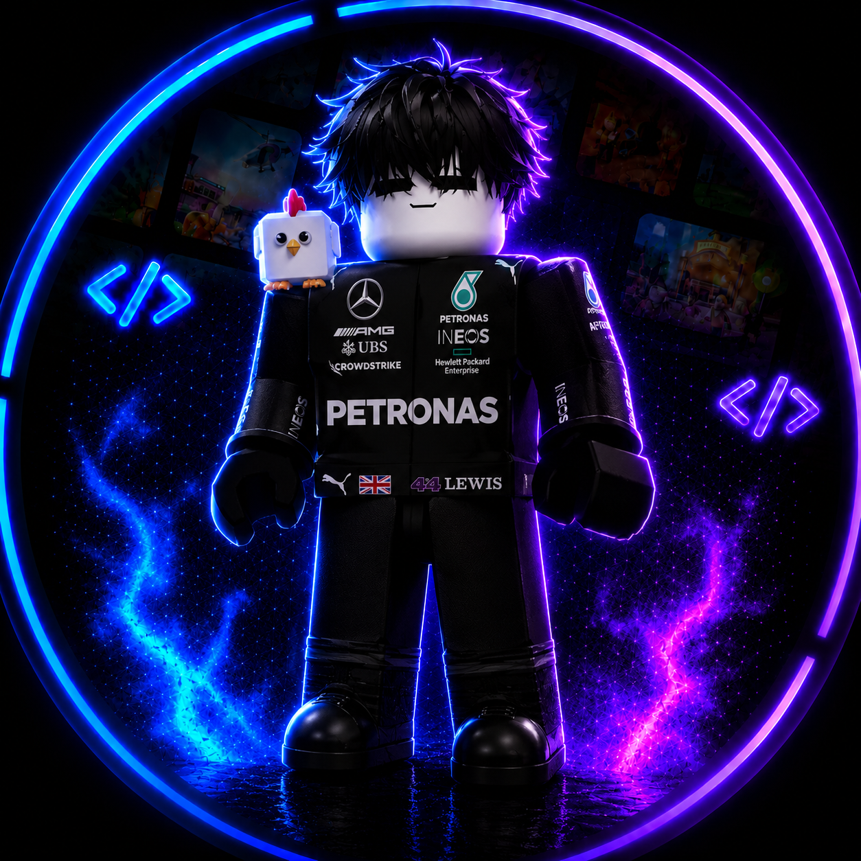 Chickenholmes Roblox avatar